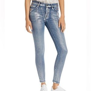 Frame Le Skinny de Jeanne Metallic